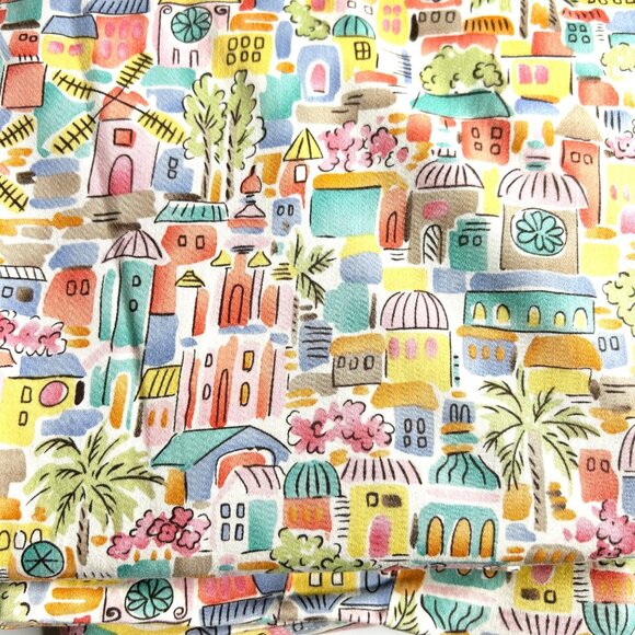 Talbots Women's Stretch 14 Petite Printed Cropped Pants - Picture 2 of 16